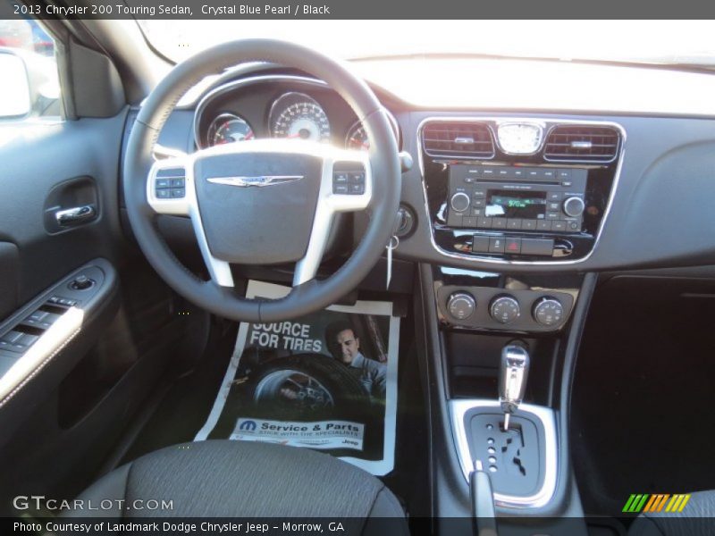 Crystal Blue Pearl / Black 2013 Chrysler 200 Touring Sedan