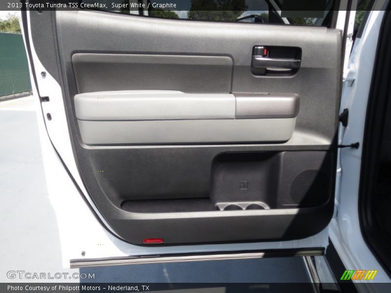 Super White / Graphite 2013 Toyota Tundra TSS CrewMax