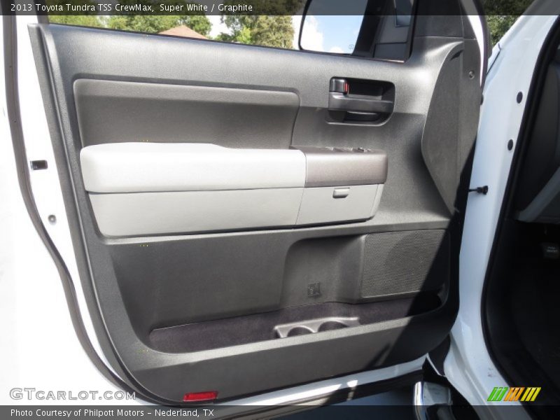 Super White / Graphite 2013 Toyota Tundra TSS CrewMax