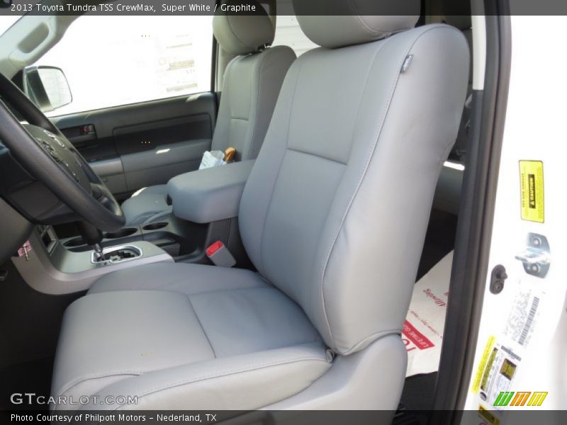 Super White / Graphite 2013 Toyota Tundra TSS CrewMax