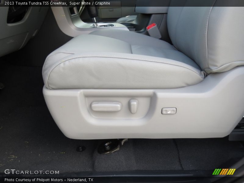 Super White / Graphite 2013 Toyota Tundra TSS CrewMax