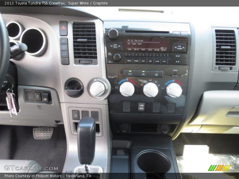 Super White / Graphite 2013 Toyota Tundra TSS CrewMax