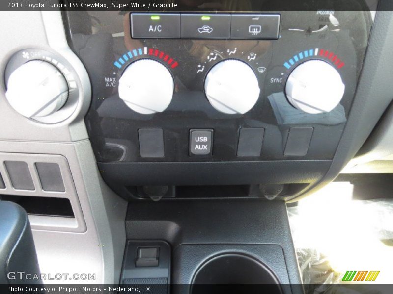 Super White / Graphite 2013 Toyota Tundra TSS CrewMax