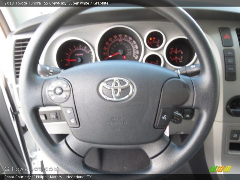 Super White / Graphite 2013 Toyota Tundra TSS CrewMax