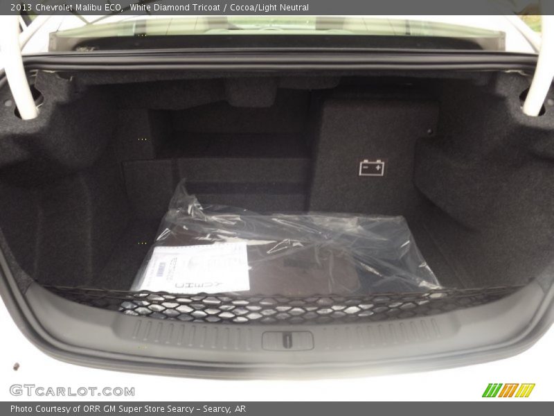 White Diamond Tricoat / Cocoa/Light Neutral 2013 Chevrolet Malibu ECO