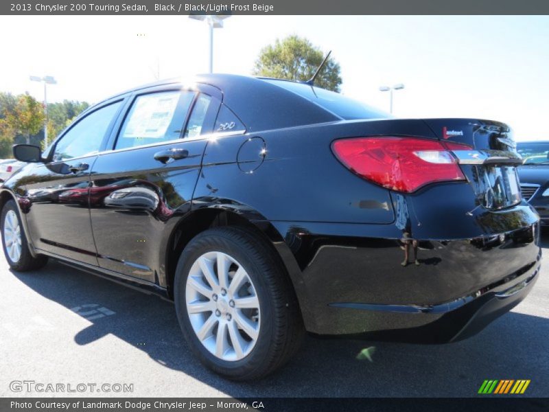 Black / Black/Light Frost Beige 2013 Chrysler 200 Touring Sedan