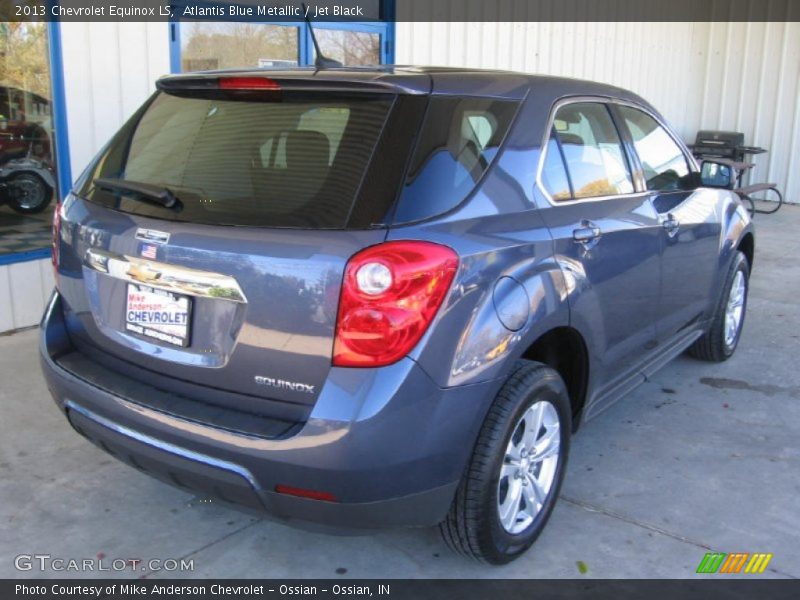 Atlantis Blue Metallic / Jet Black 2013 Chevrolet Equinox LS