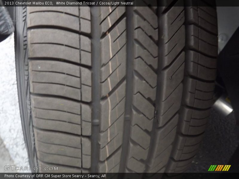 White Diamond Tricoat / Cocoa/Light Neutral 2013 Chevrolet Malibu ECO