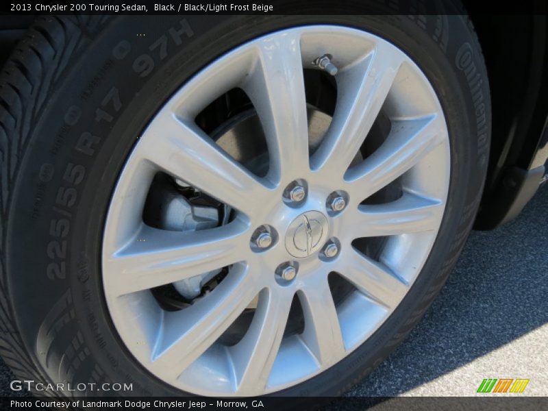 Black / Black/Light Frost Beige 2013 Chrysler 200 Touring Sedan