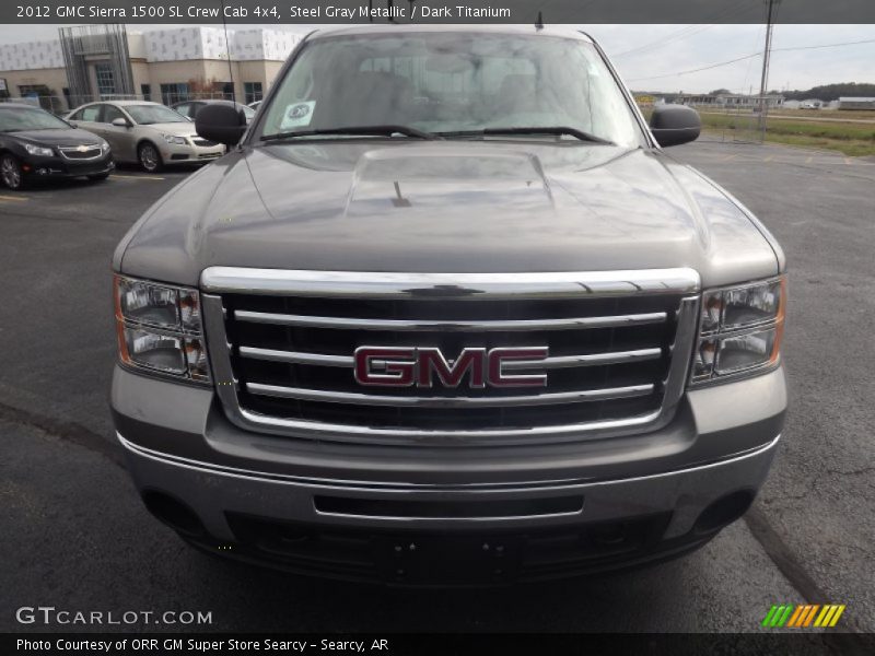 Steel Gray Metallic / Dark Titanium 2012 GMC Sierra 1500 SL Crew Cab 4x4