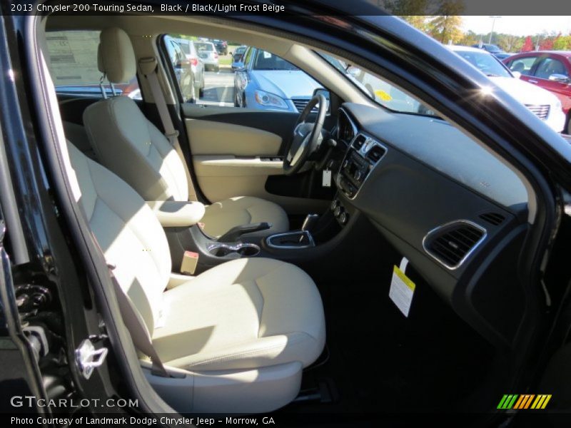 Black / Black/Light Frost Beige 2013 Chrysler 200 Touring Sedan