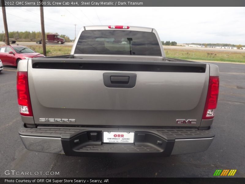 Steel Gray Metallic / Dark Titanium 2012 GMC Sierra 1500 SL Crew Cab 4x4