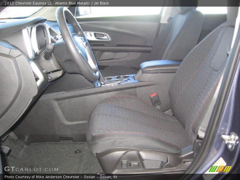 Atlantis Blue Metallic / Jet Black 2013 Chevrolet Equinox LS