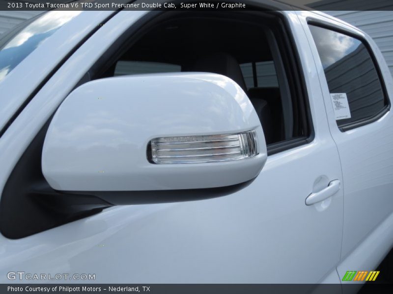 Super White / Graphite 2013 Toyota Tacoma V6 TRD Sport Prerunner Double Cab