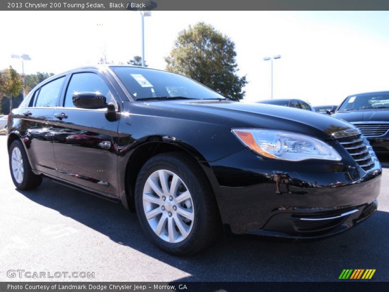Black / Black 2013 Chrysler 200 Touring Sedan