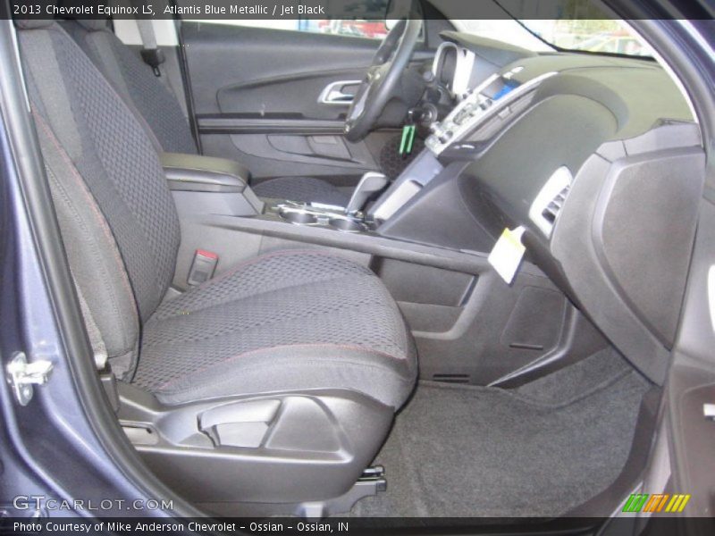 Atlantis Blue Metallic / Jet Black 2013 Chevrolet Equinox LS