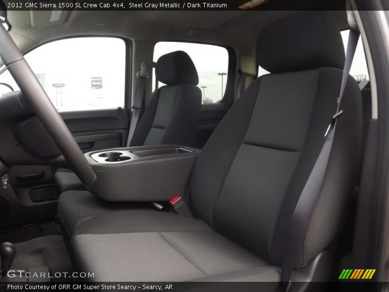 Front Seat of 2012 Sierra 1500 SL Crew Cab 4x4