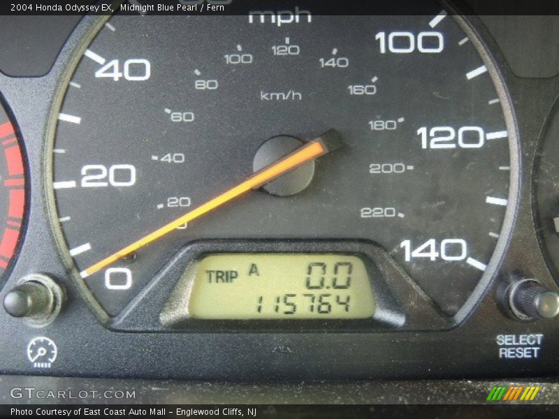 Midnight Blue Pearl / Fern 2004 Honda Odyssey EX