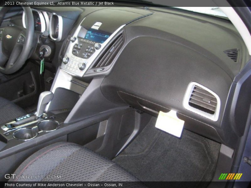 Atlantis Blue Metallic / Jet Black 2013 Chevrolet Equinox LS