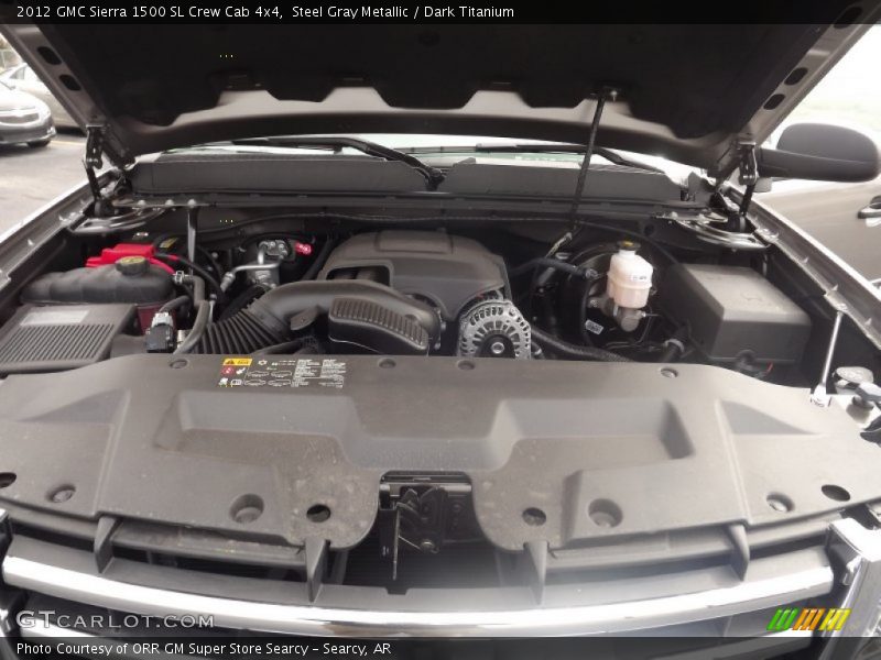 Steel Gray Metallic / Dark Titanium 2012 GMC Sierra 1500 SL Crew Cab 4x4