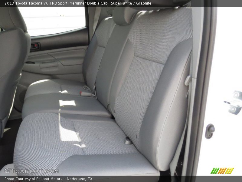 Super White / Graphite 2013 Toyota Tacoma V6 TRD Sport Prerunner Double Cab
