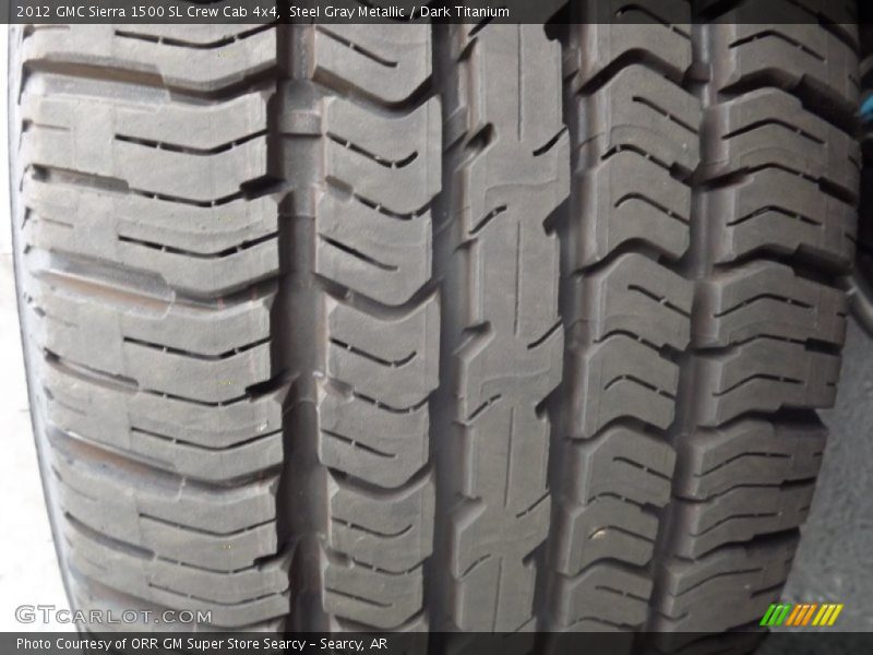 Steel Gray Metallic / Dark Titanium 2012 GMC Sierra 1500 SL Crew Cab 4x4