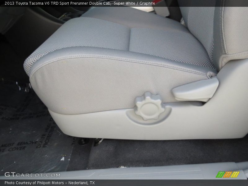 Super White / Graphite 2013 Toyota Tacoma V6 TRD Sport Prerunner Double Cab