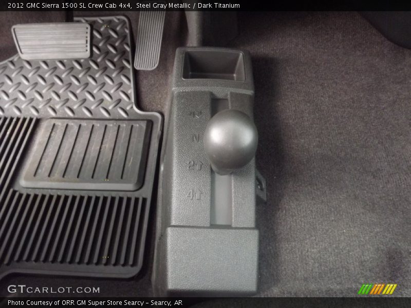 Steel Gray Metallic / Dark Titanium 2012 GMC Sierra 1500 SL Crew Cab 4x4