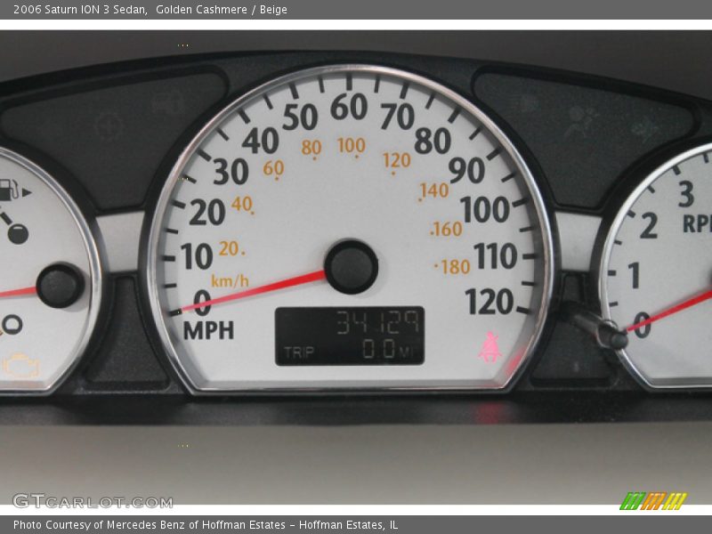 Golden Cashmere / Beige 2006 Saturn ION 3 Sedan