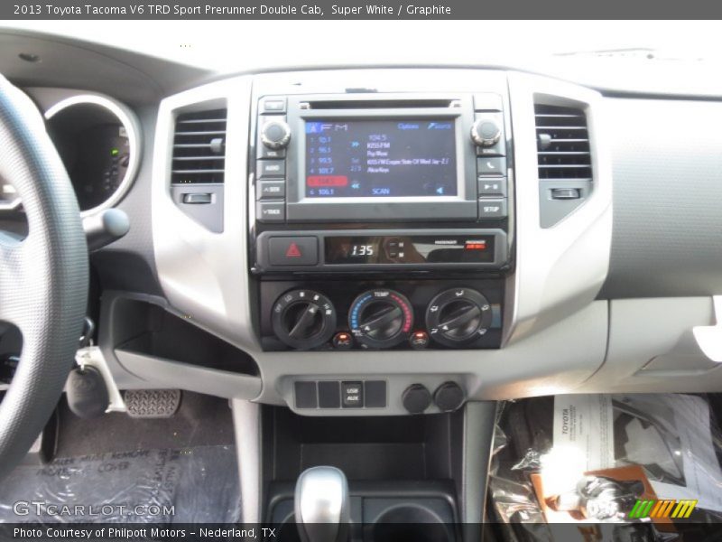 Super White / Graphite 2013 Toyota Tacoma V6 TRD Sport Prerunner Double Cab
