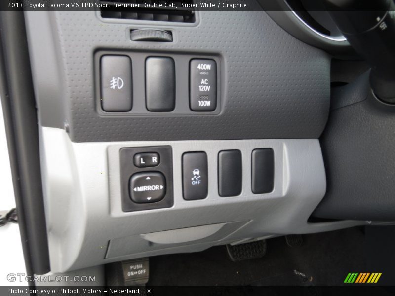 Controls of 2013 Tacoma V6 TRD Sport Prerunner Double Cab