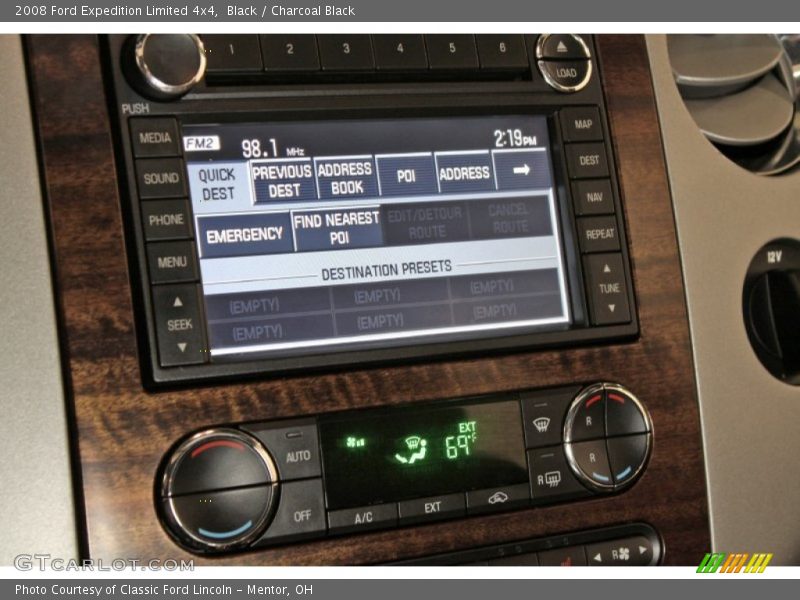 Black / Charcoal Black 2008 Ford Expedition Limited 4x4