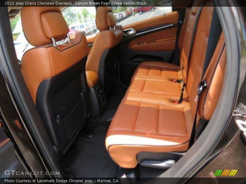 Canyon Brown Pearl / New Saddle/Black 2012 Jeep Grand Cherokee Overland