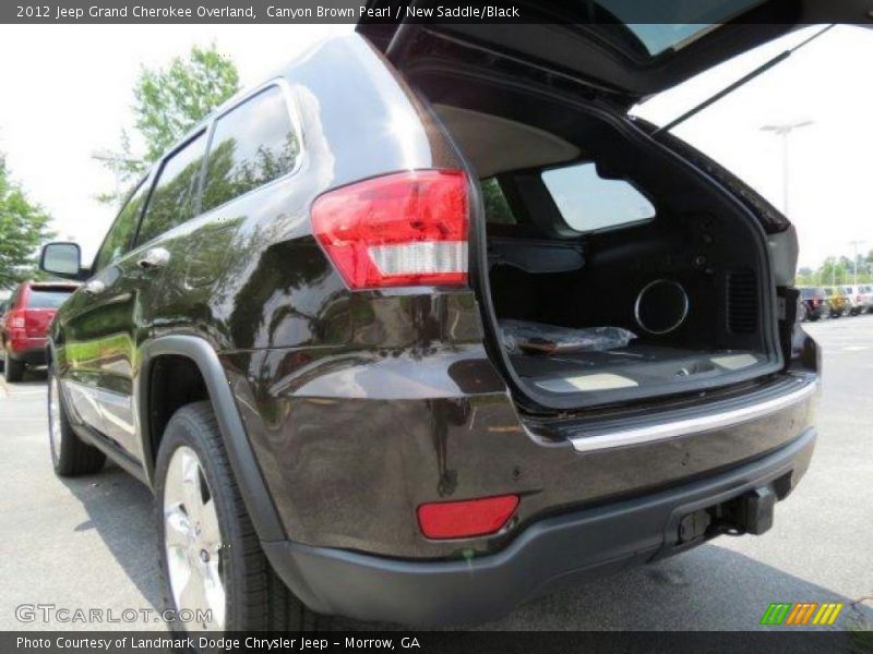 Canyon Brown Pearl / New Saddle/Black 2012 Jeep Grand Cherokee Overland