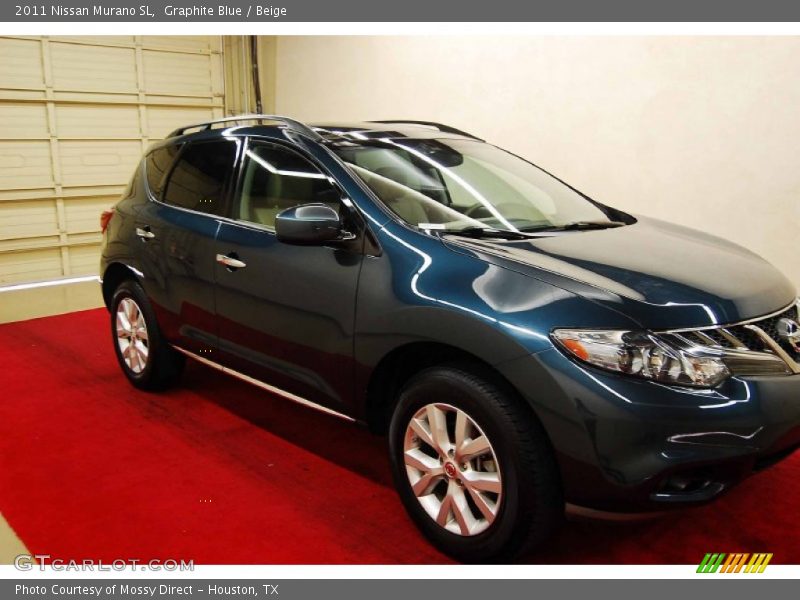 Graphite Blue / Beige 2011 Nissan Murano SL