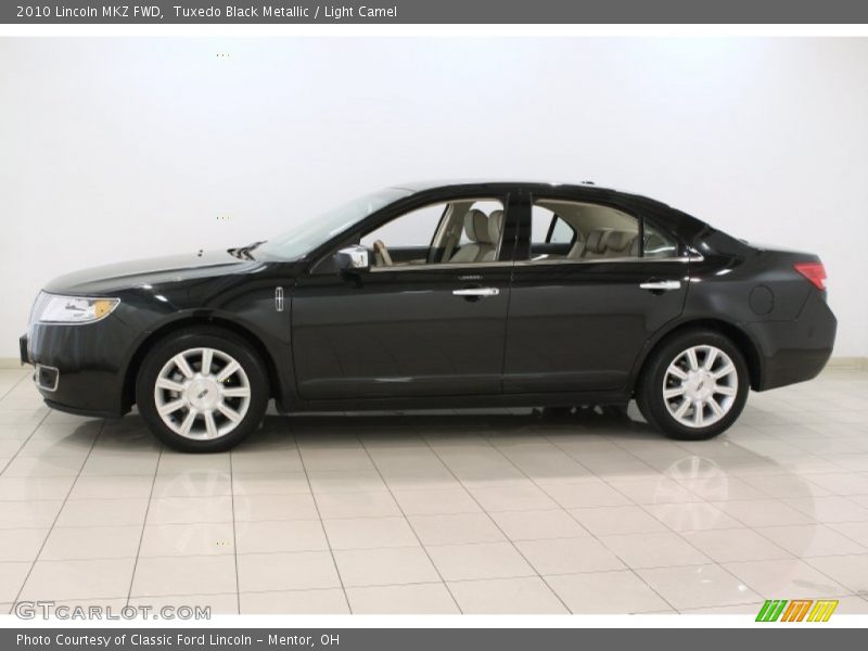 Tuxedo Black Metallic / Light Camel 2010 Lincoln MKZ FWD