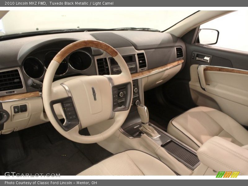 Tuxedo Black Metallic / Light Camel 2010 Lincoln MKZ FWD