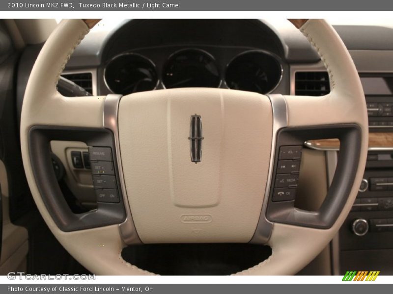 Tuxedo Black Metallic / Light Camel 2010 Lincoln MKZ FWD