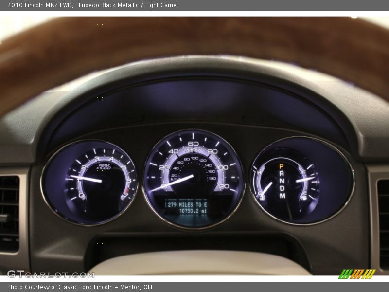 Tuxedo Black Metallic / Light Camel 2010 Lincoln MKZ FWD