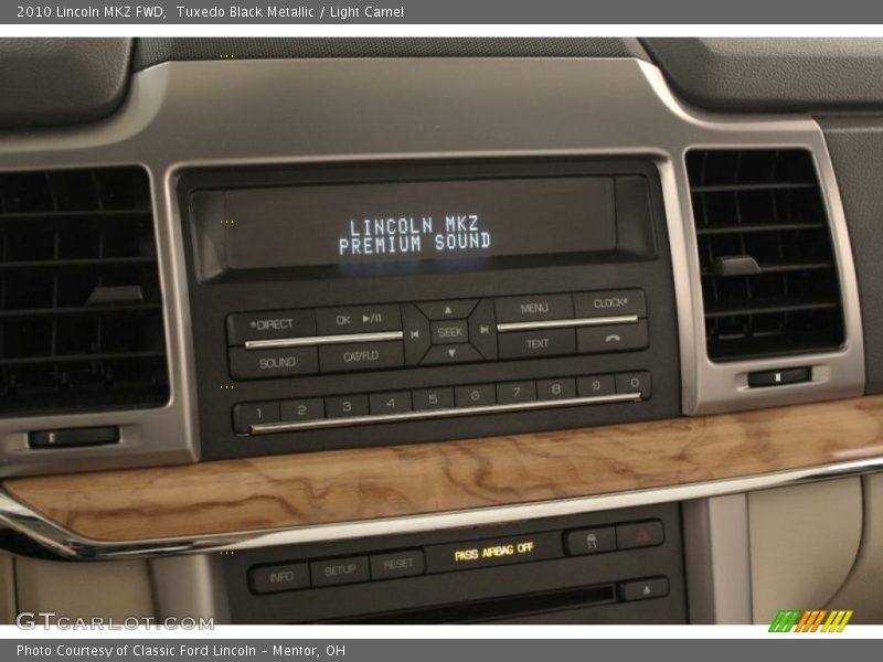 Tuxedo Black Metallic / Light Camel 2010 Lincoln MKZ FWD