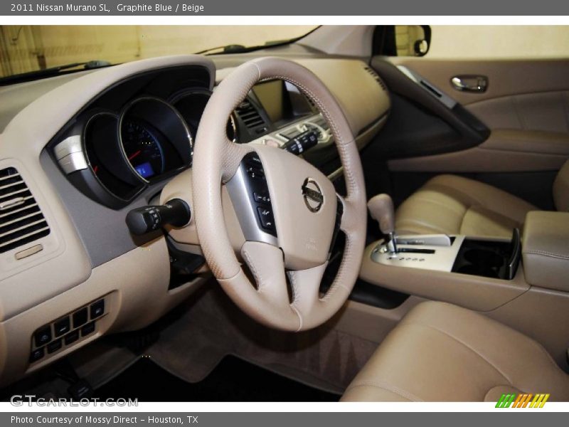 Graphite Blue / Beige 2011 Nissan Murano SL