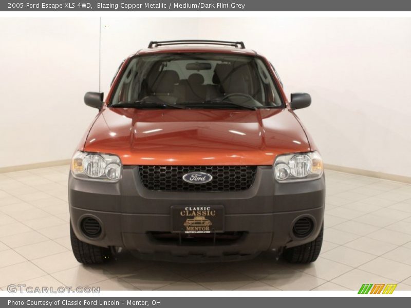 Blazing Copper Metallic / Medium/Dark Flint Grey 2005 Ford Escape XLS 4WD