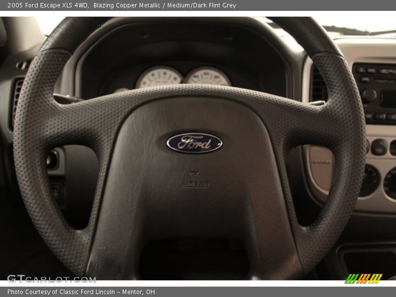 Blazing Copper Metallic / Medium/Dark Flint Grey 2005 Ford Escape XLS 4WD