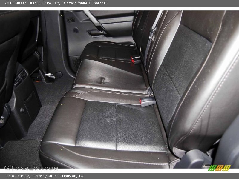 Blizzard White / Charcoal 2011 Nissan Titan SL Crew Cab
