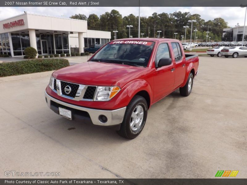 Red Alert / Steel 2007 Nissan Frontier SE Crew Cab