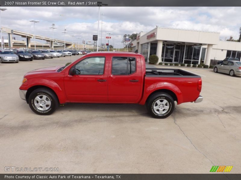 Red Alert / Steel 2007 Nissan Frontier SE Crew Cab