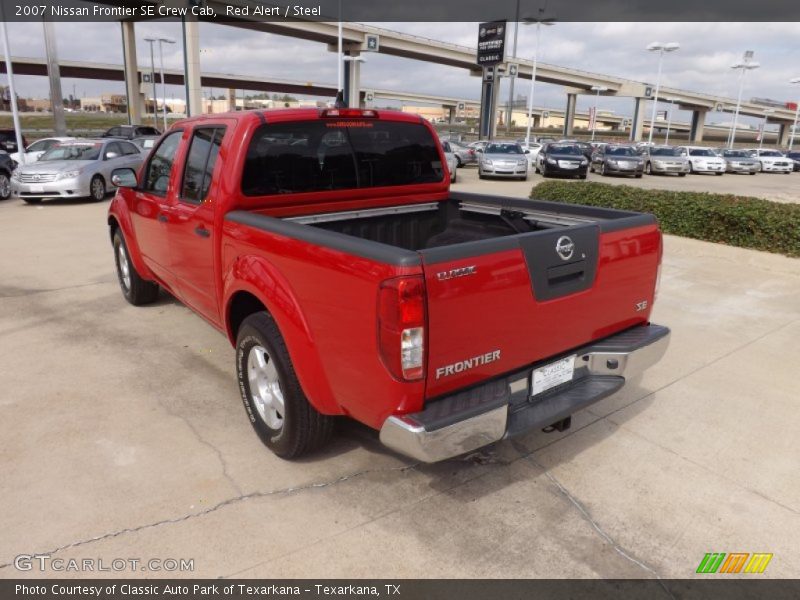 Red Alert / Steel 2007 Nissan Frontier SE Crew Cab