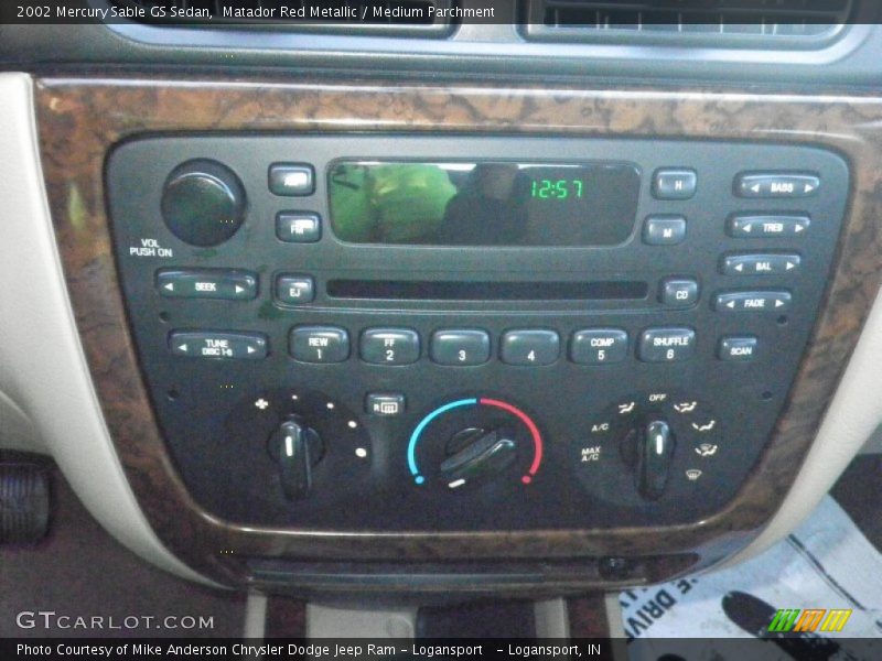 Matador Red Metallic / Medium Parchment 2002 Mercury Sable GS Sedan