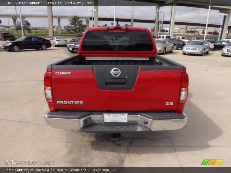 Red Alert / Steel 2007 Nissan Frontier SE Crew Cab