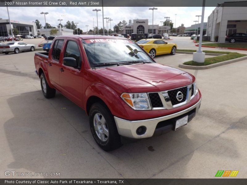 Red Alert / Steel 2007 Nissan Frontier SE Crew Cab